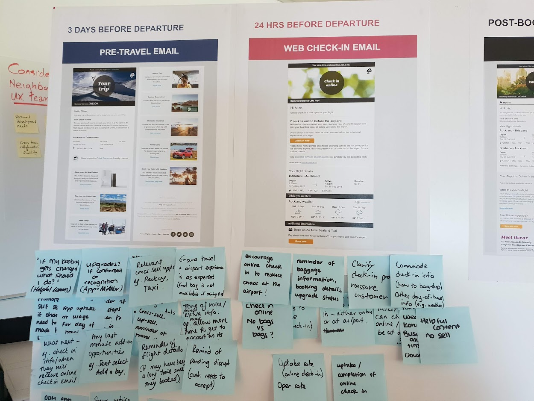 Future state planning – aligned email communications and design language.